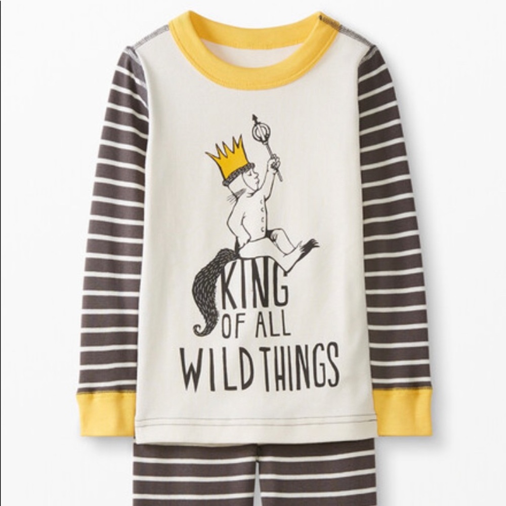 Hanna Andersson 5T 110 NEW NWT King of the Wild Things Pajamas Organic Cotton